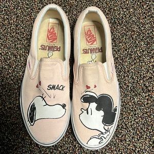 Vans x Peanuts Classic Slip-on ‘Smack, Charlie Brown design-Size 9.5